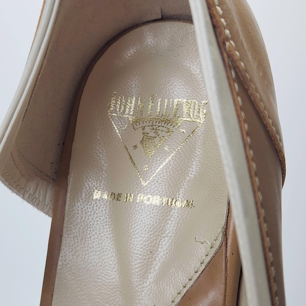 John Fluevog Fellowship Shoes Womens Size 12 Brown Leather Mary Jane Heels - Picture 3 of 16